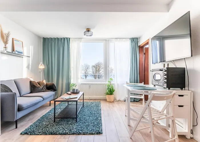 شقة Foerdeblick - Liebevoll, Wassernah Mit Netflix *